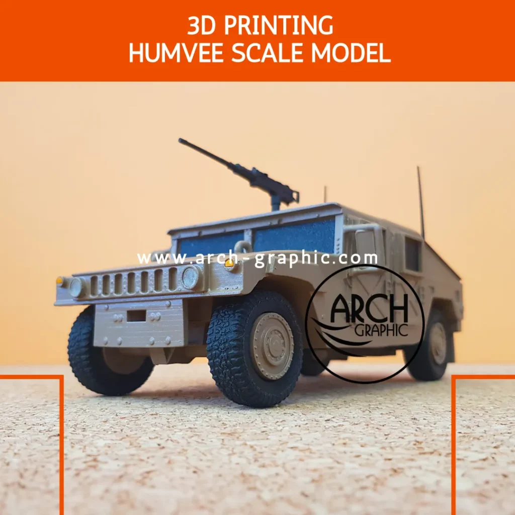 3D Printing Humvee Scale Model