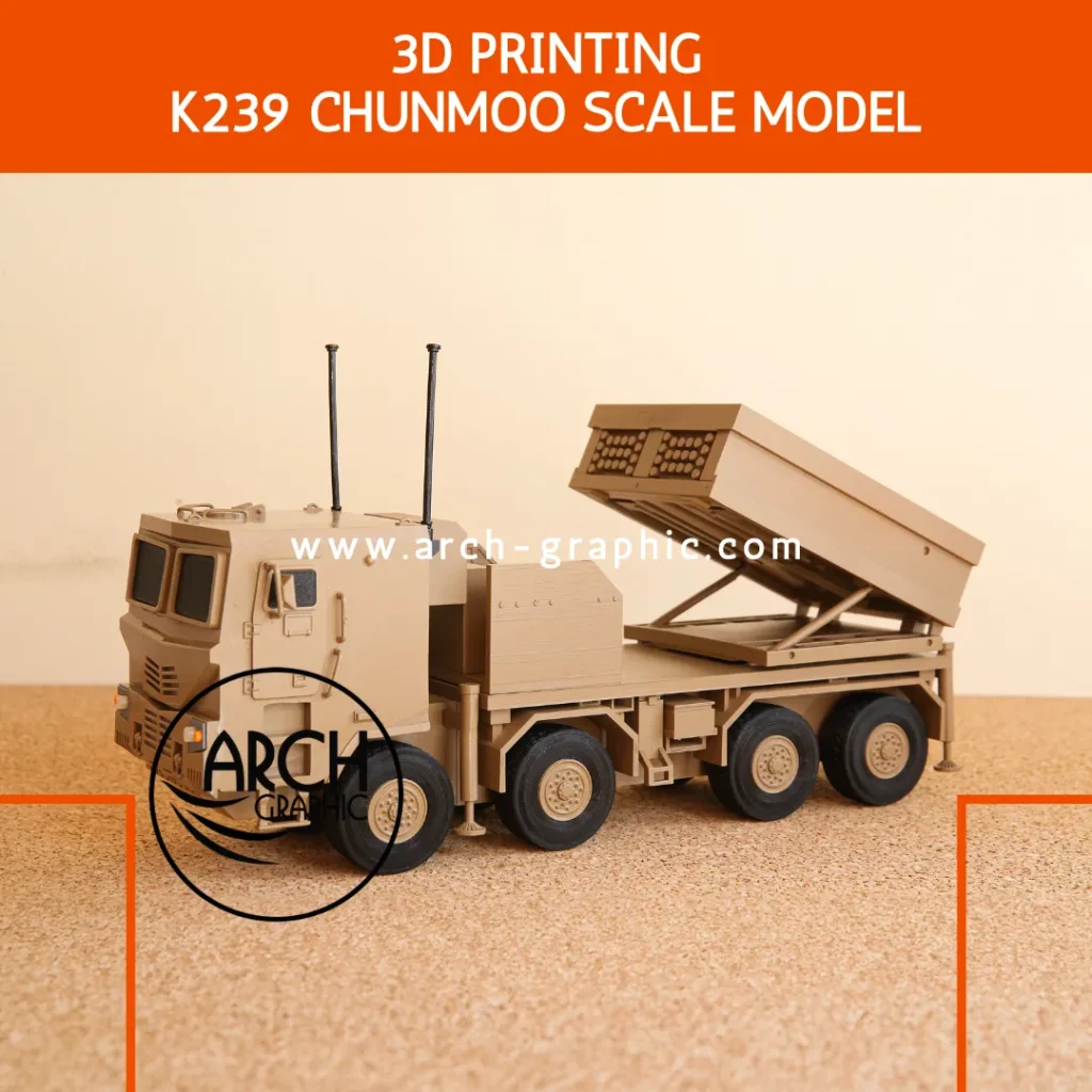 3D Printing K239 Chunmoo Scale Model