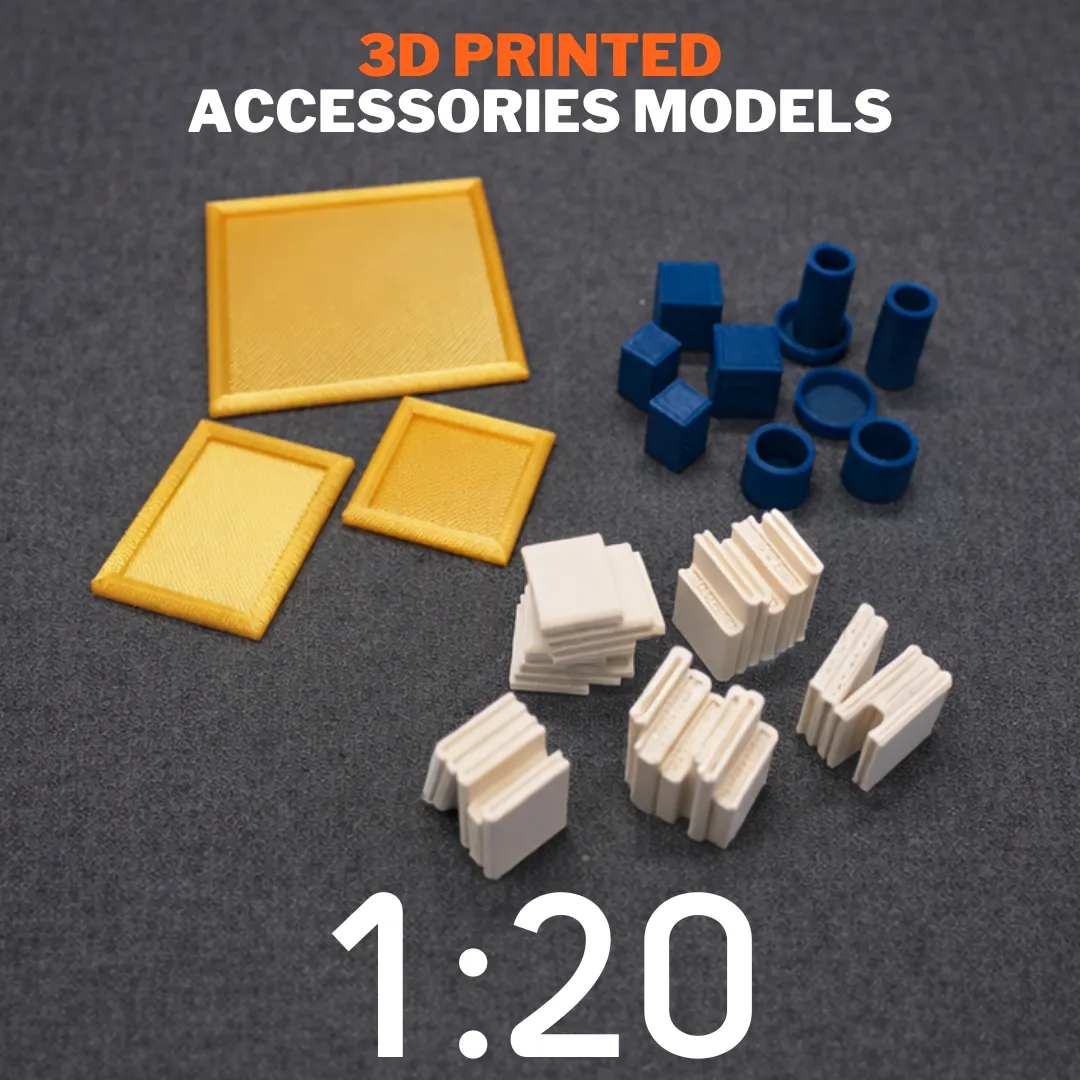 3D Printing Accessories Models Scale 1:20