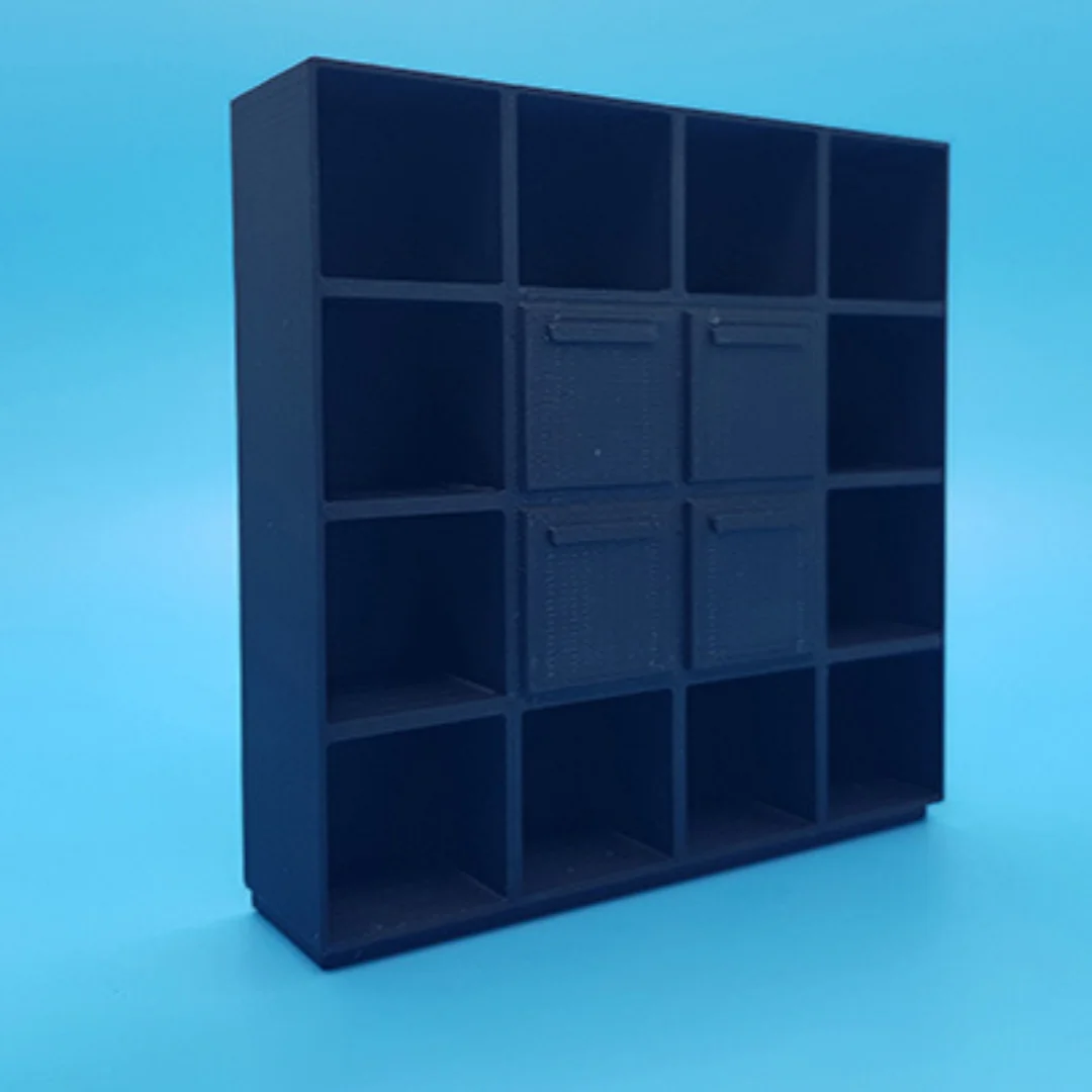 Harmony Cabinet miniature at 1:20 scale, shown at an angle.