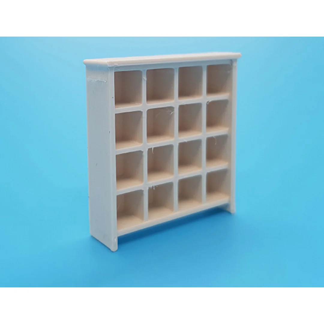 Tomnes Large Shelves miniature model at 1:50 scale.
