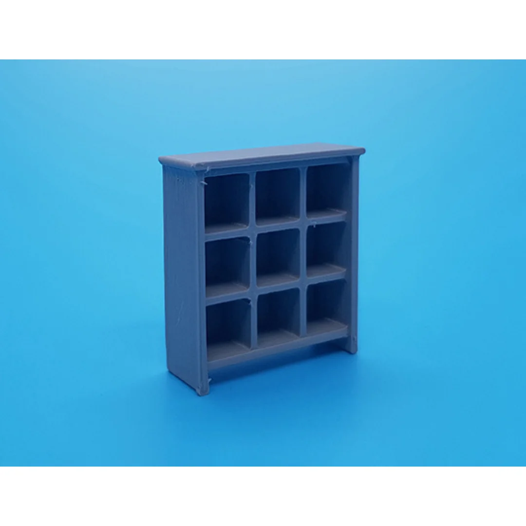 Tomnes Small Shelves miniature model at 1:50 scale.