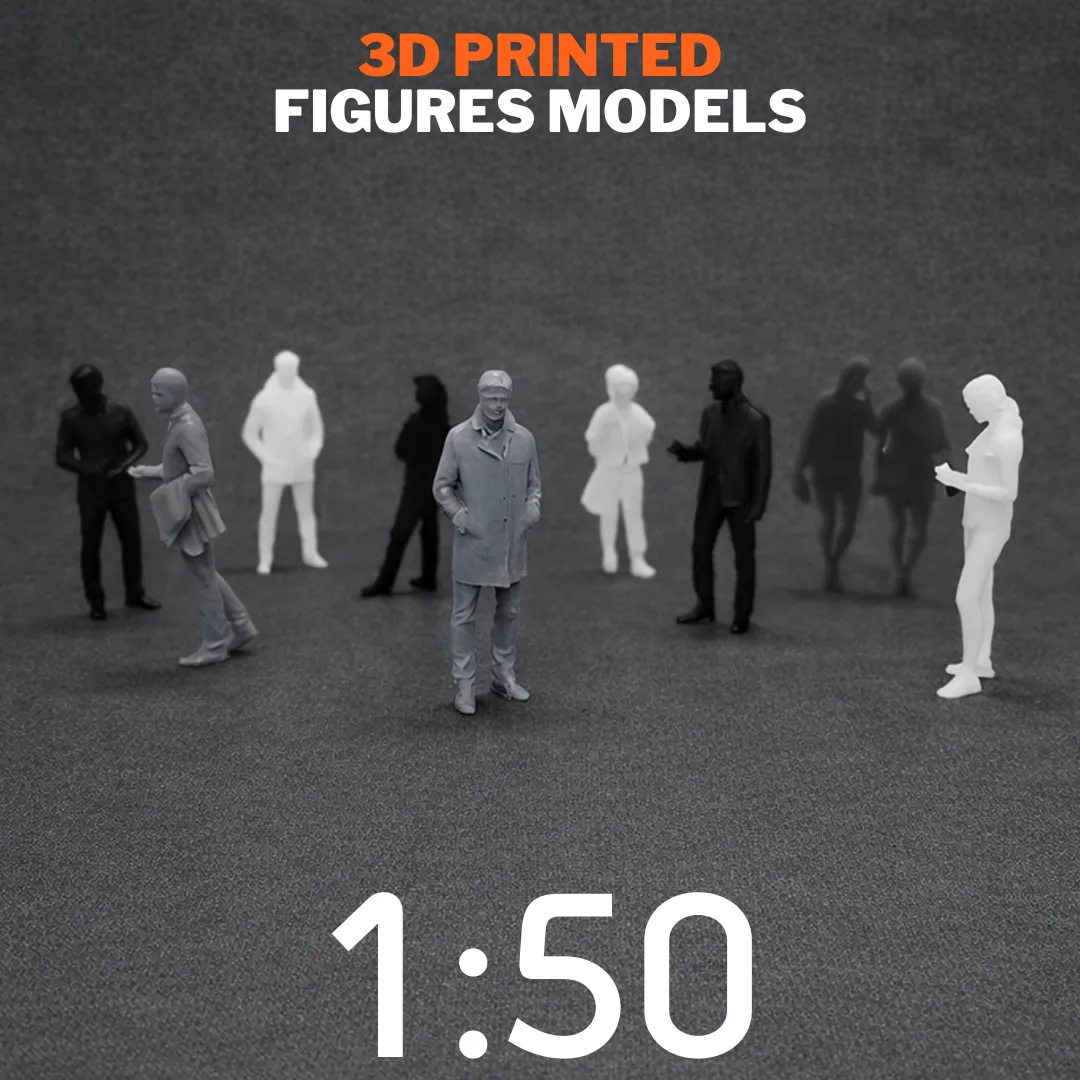 3D Printing Figures Models Scale 1:50