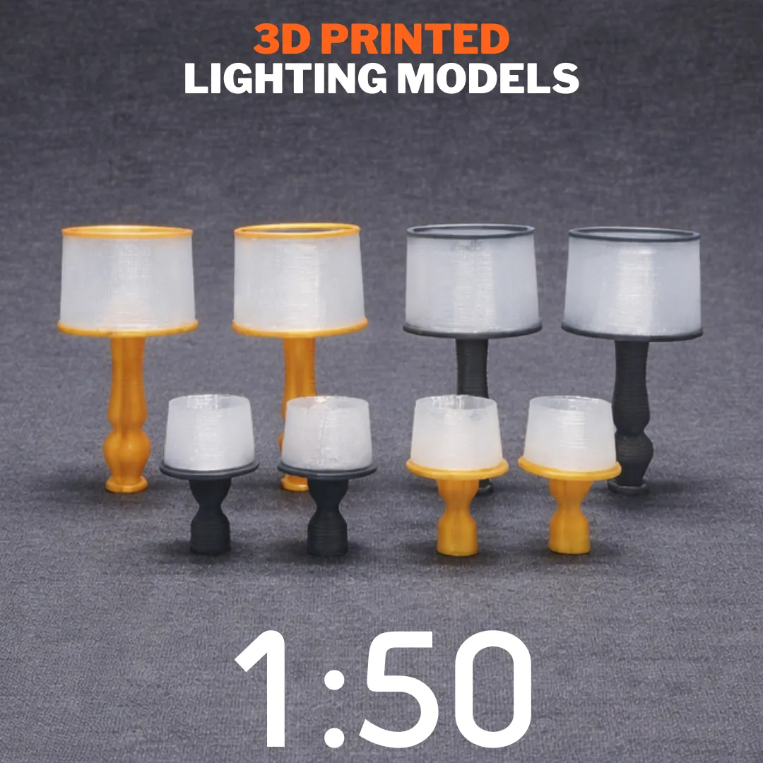 3D Printing Lighting Models Scale 1:50
