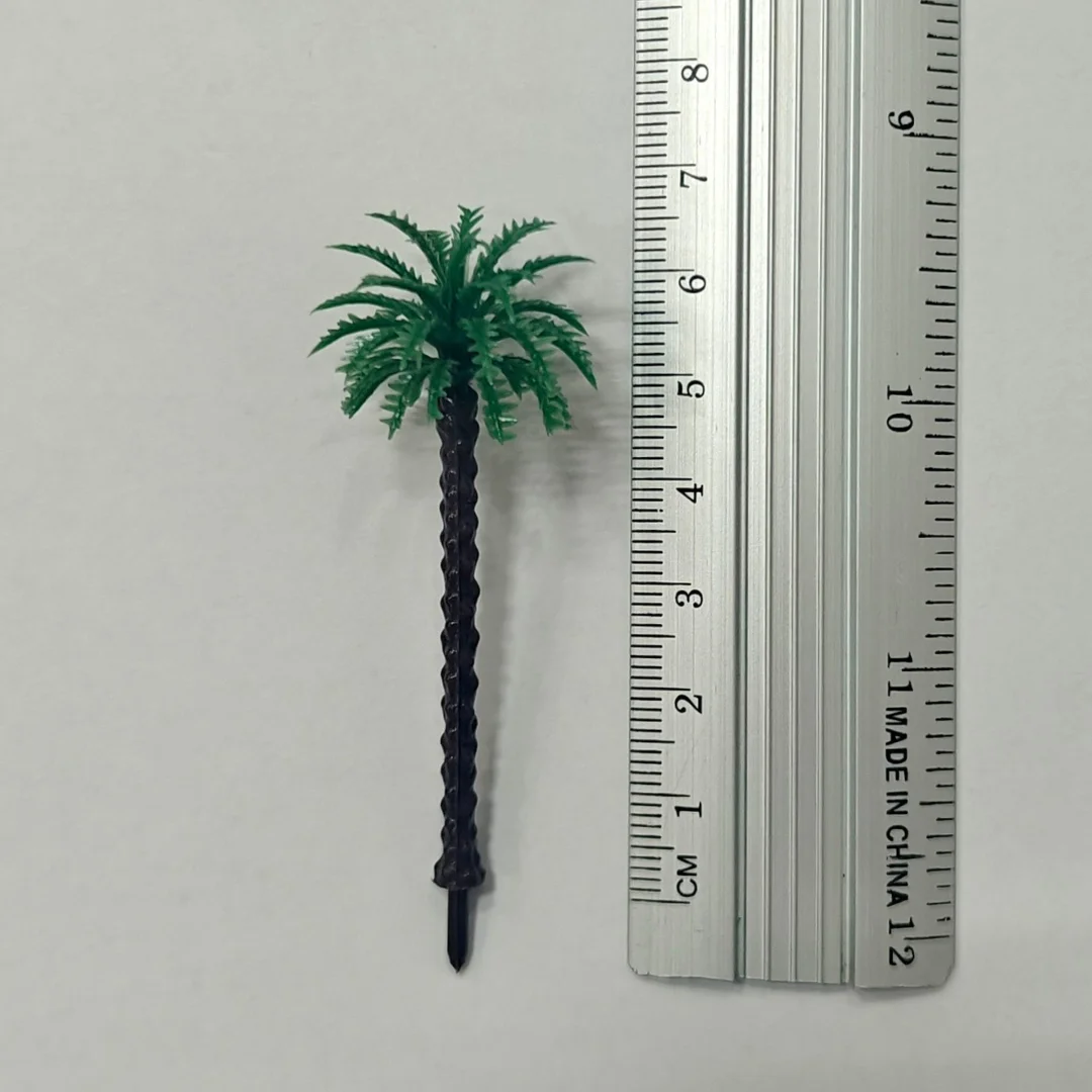 ABS model palm tree, 6.5 cm high