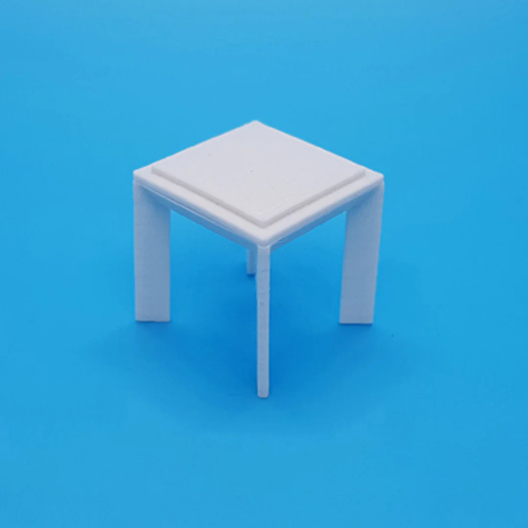 Aster Coffee Table Small miniature model at 1:20 scale.