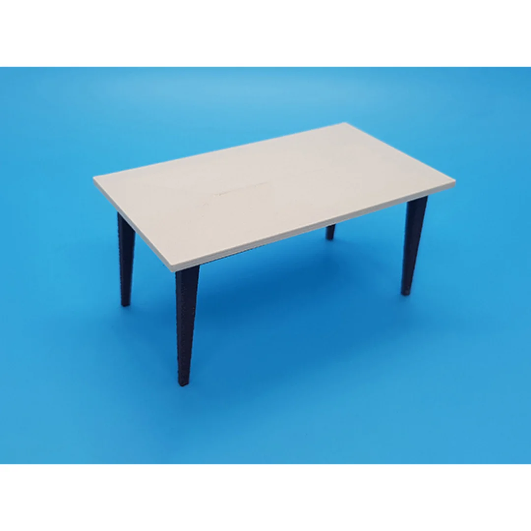 Classic Dining Table miniature model at 1:20 scale.