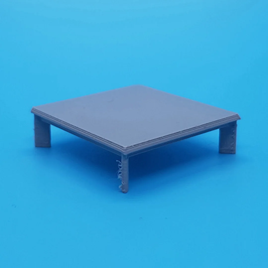 Aster Coffee Table Large miniature model at 1:50 scale.