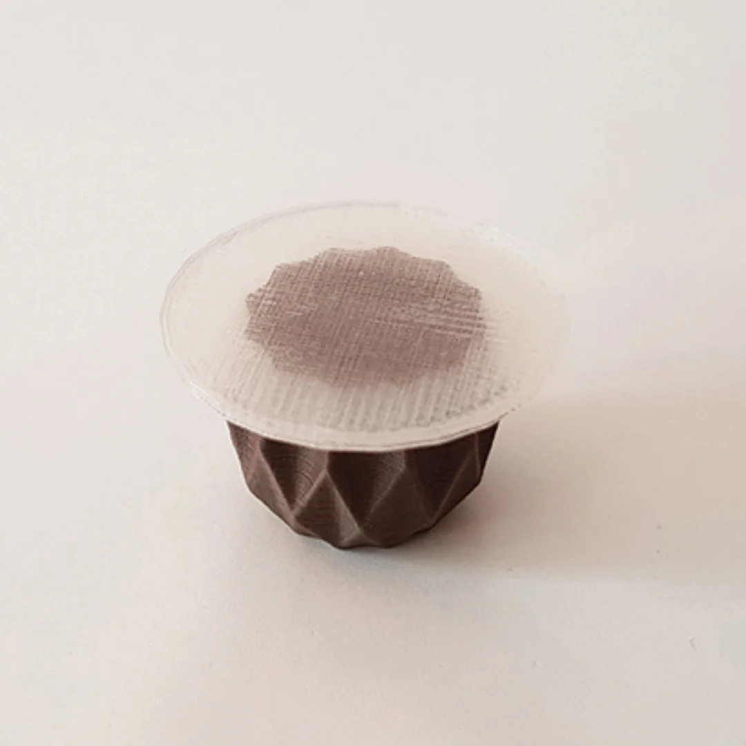 Modern Round Coffee Table miniature model at 1:50 scale.