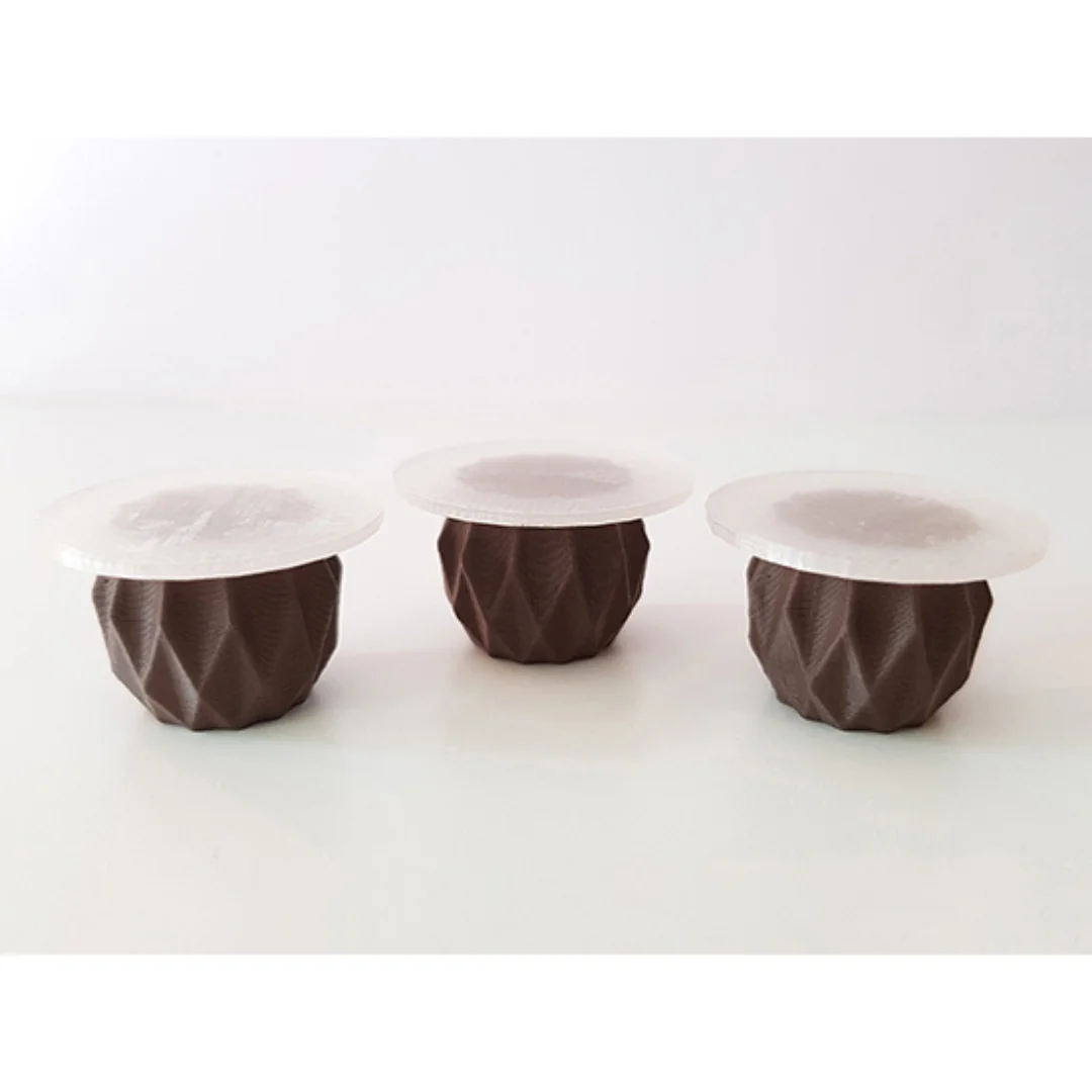 Modern Round Coffee Table miniature models at 1:50 scale shown together.