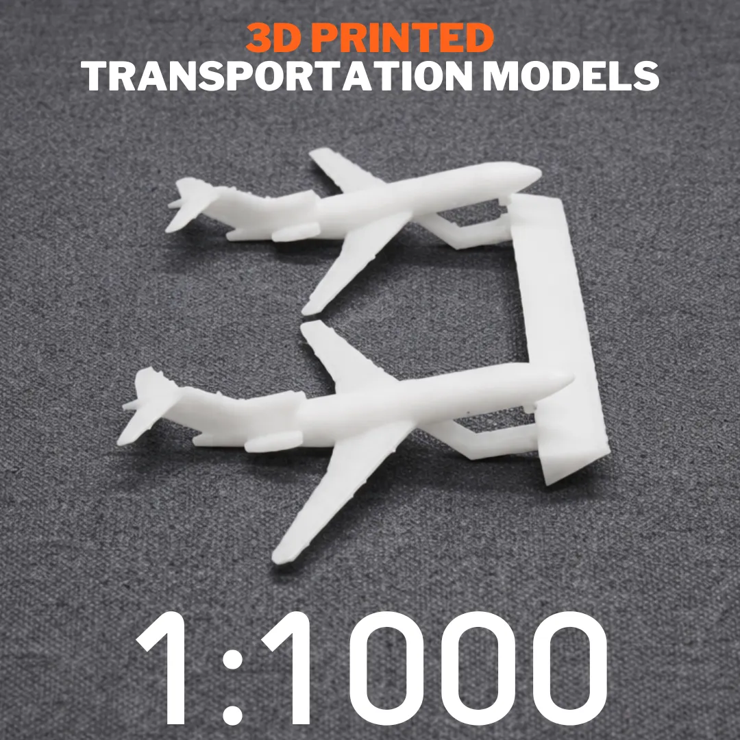 3D Printing Transportation Models Scale 1:1000