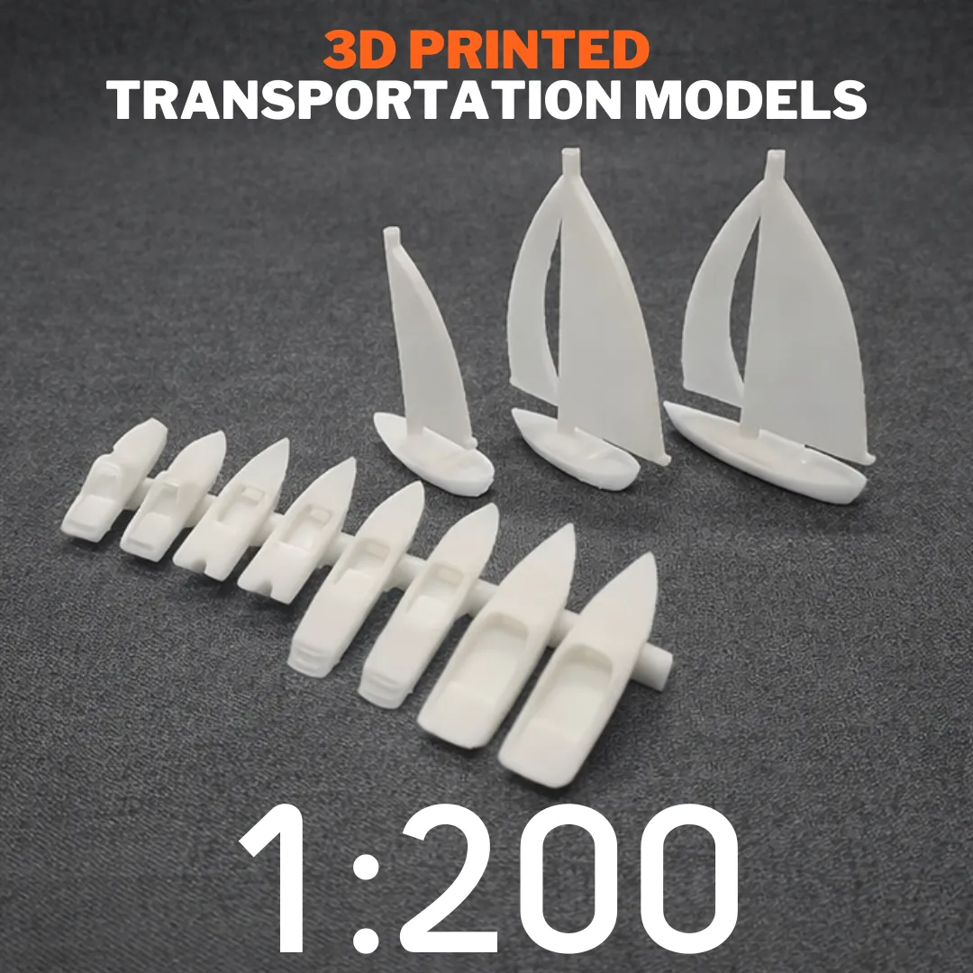 3D Printing Transportation Models Scale 1:200