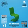 Best 3D Printing Hub in UAE Making 3D Printed Scaled models of Cantilever Chair Model Scale 1:50 for Interior students 3D Projects