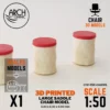 3D printed large saddle chair model scale 1:50
