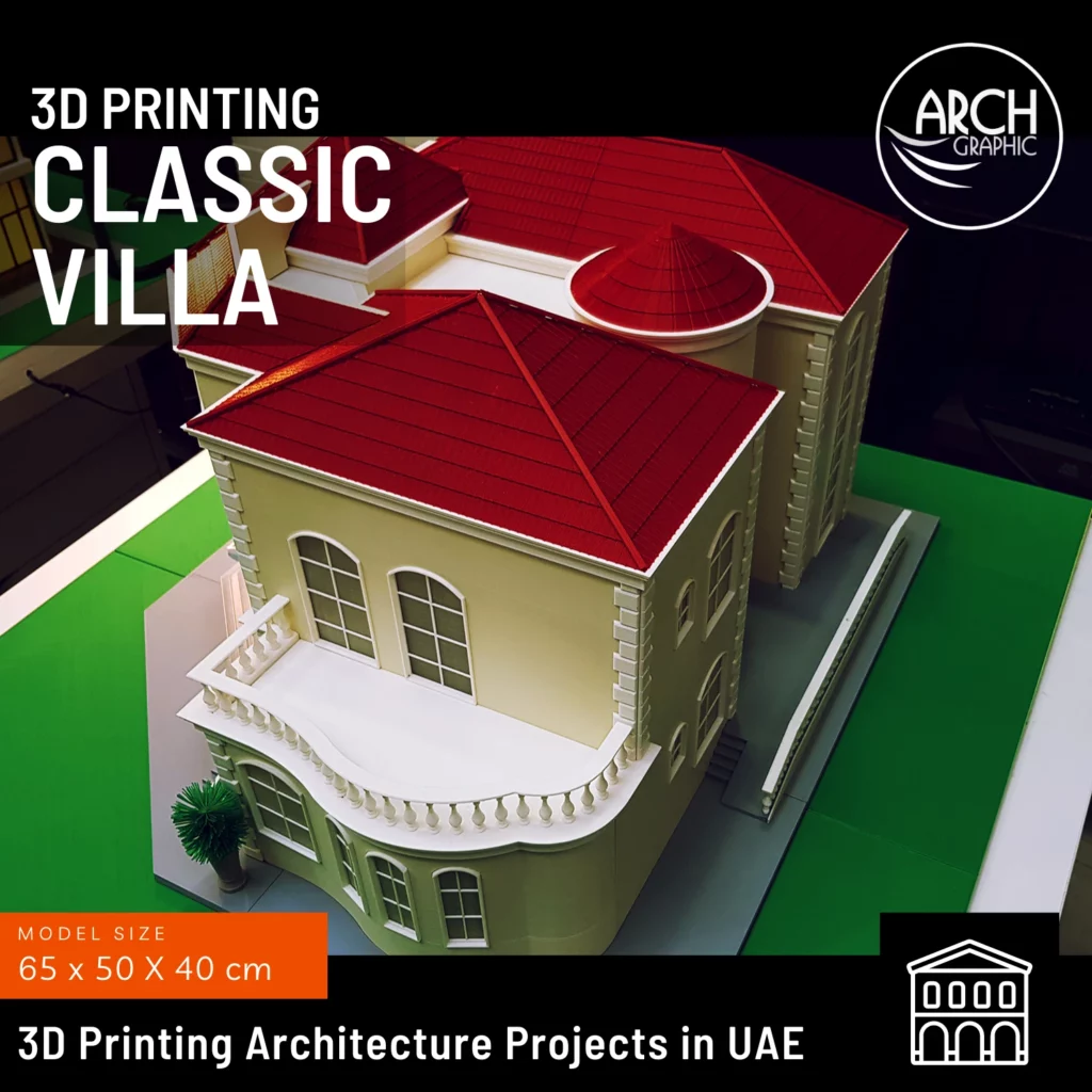 3d print villa mode for students