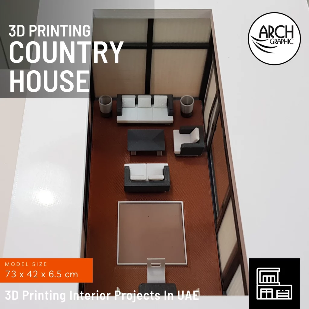 3D Printing interior house in Sharjah