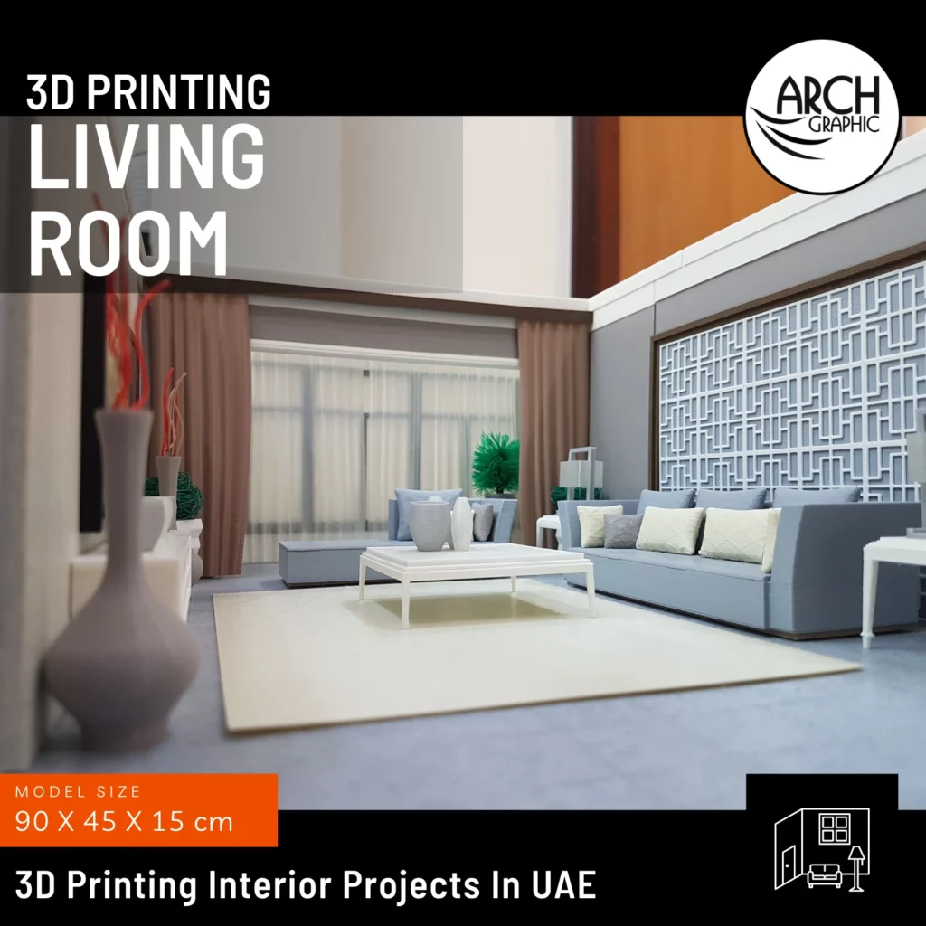 Online 3D Printing Scaled Interior