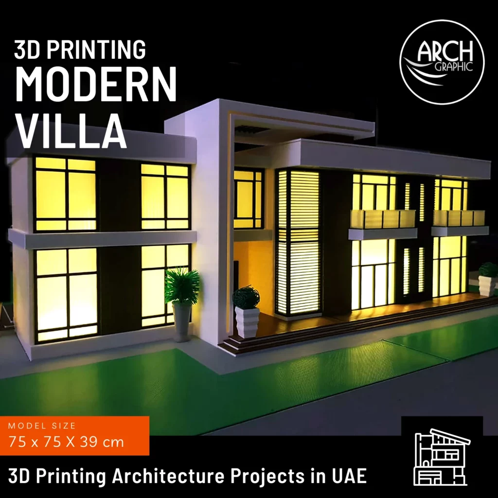 architecture 3d print in Dubai