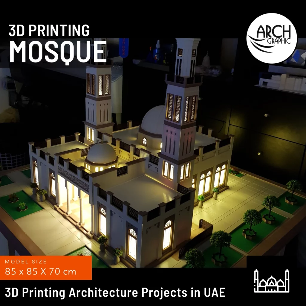 3d print mosque in Abu Dhabi