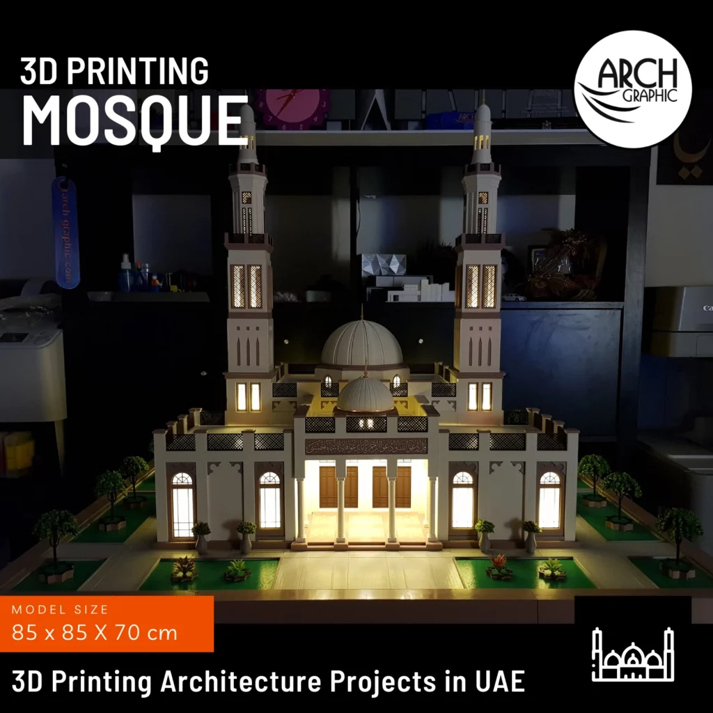 3d print mosque in UAE