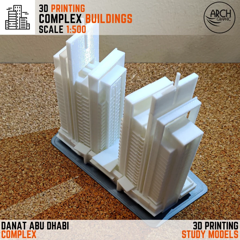 3D Printing Complex Building Scale 1:500