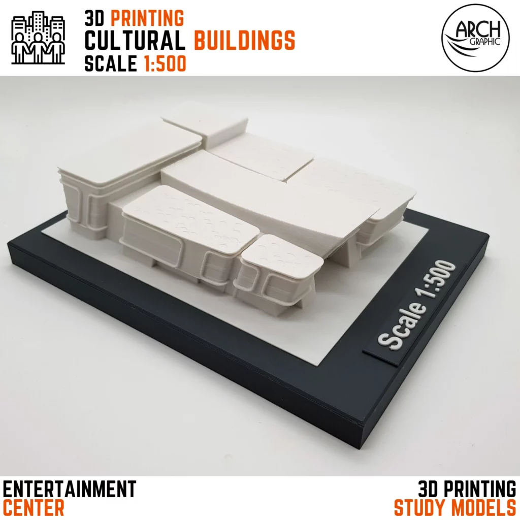 3D Printing Culture Building Scale 1:500