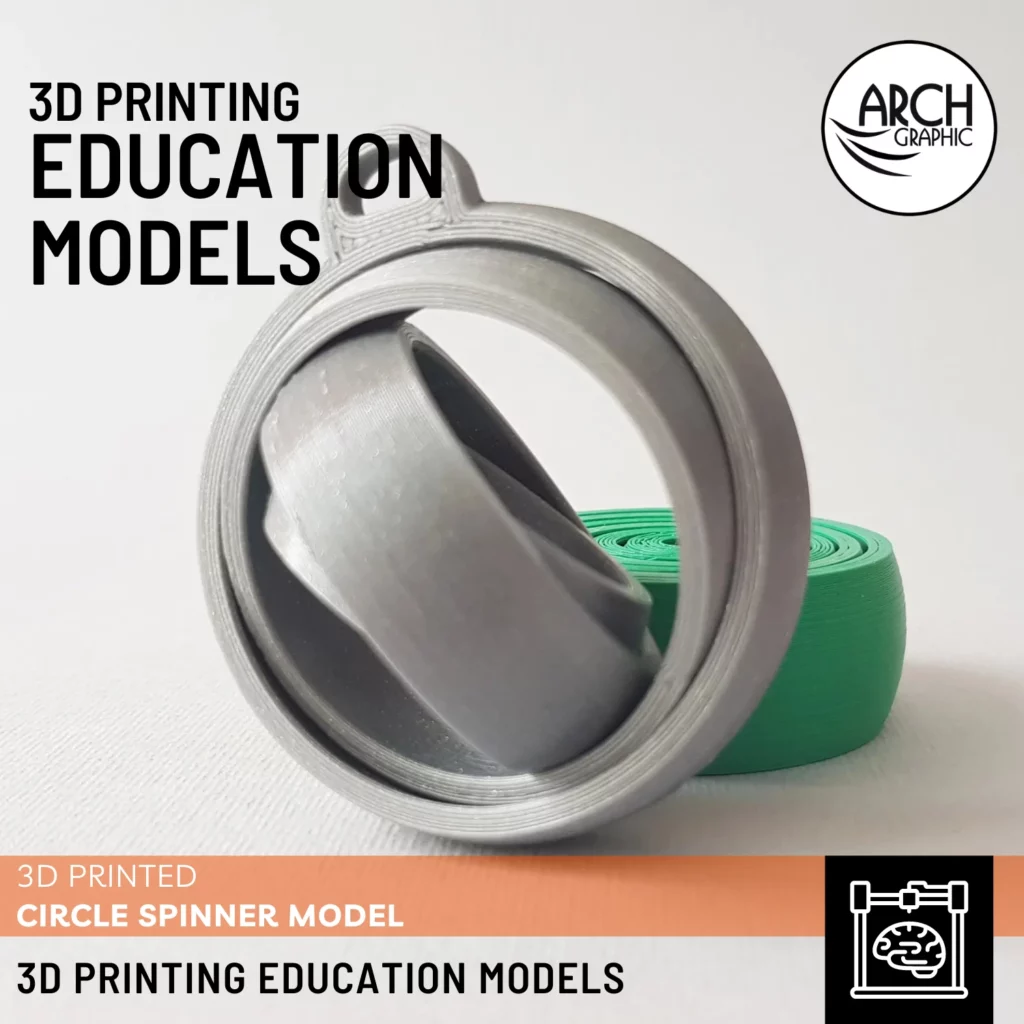 3D Printed Circle Spinner Model