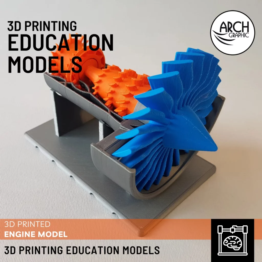3D Printed Engine Model
