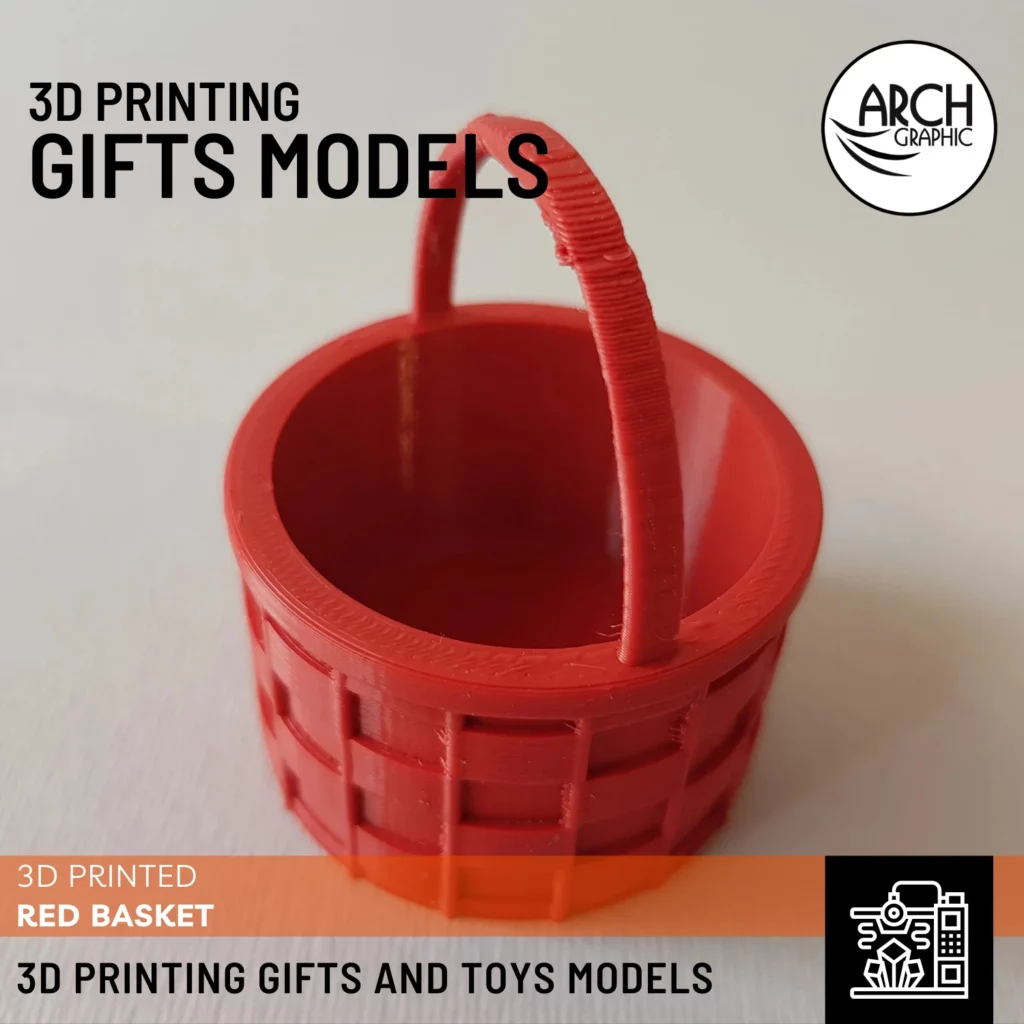3D Printing Red Basket