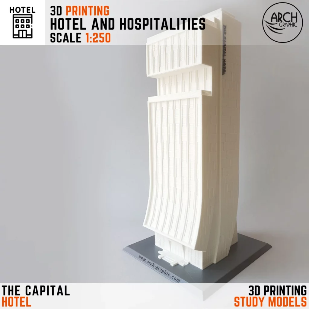 3D Printing Hotel Scale 1:250