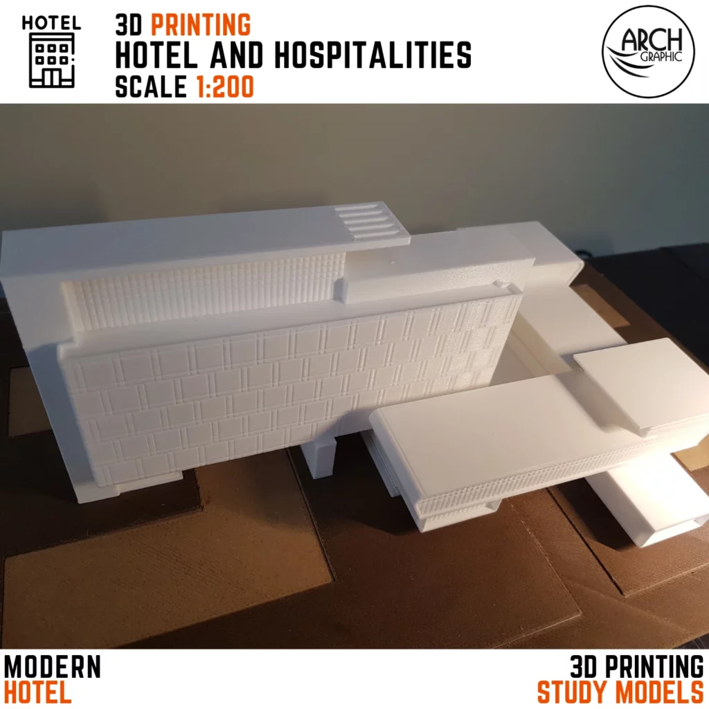 3D Printing Hotel Scale 1:200