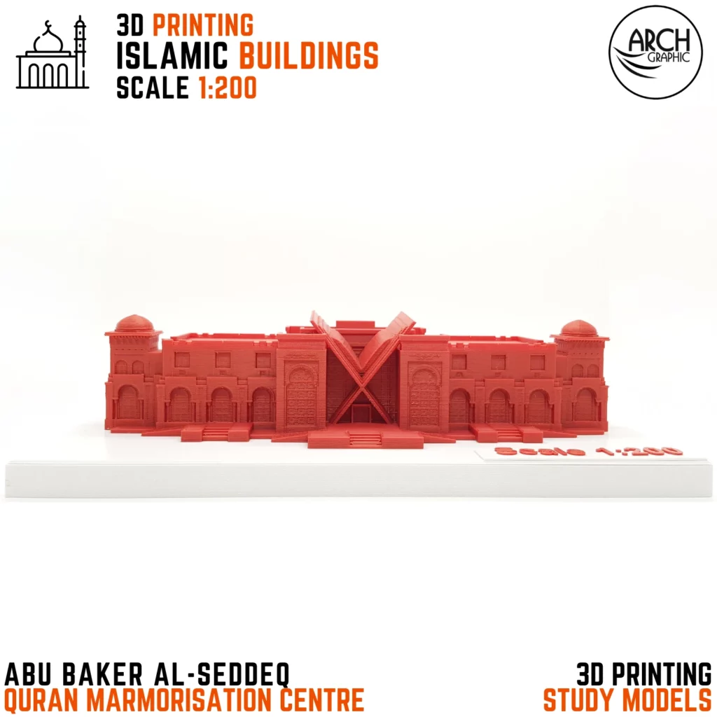 3D Printing Islamic Building Scale 1/200