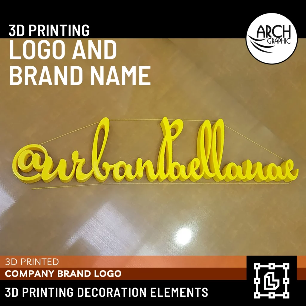 3D Printing Company Brand Logo