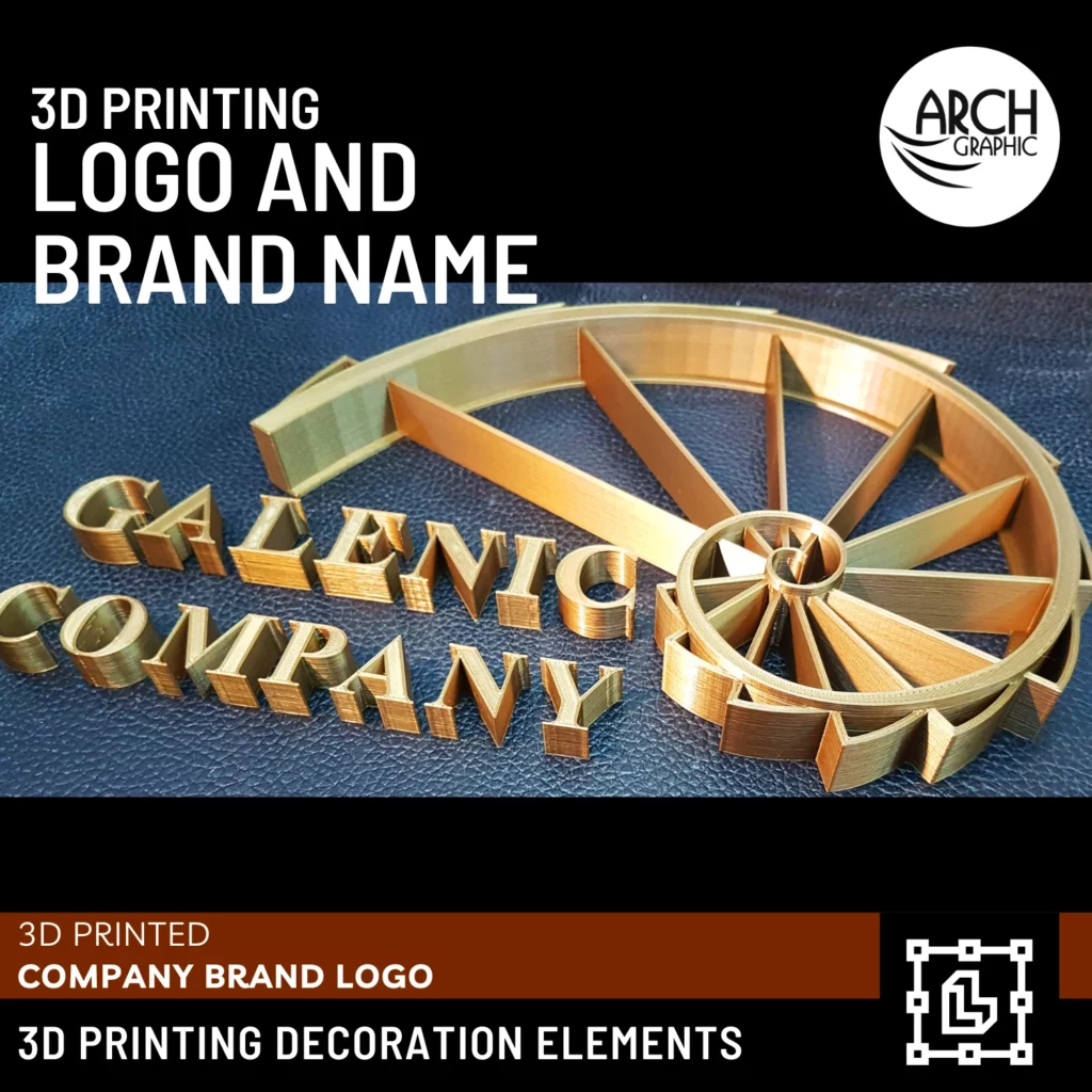 3D Printing Company Brand Logo