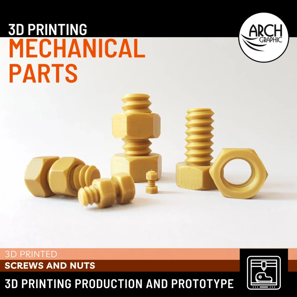 3D Printing Screws and Nuts