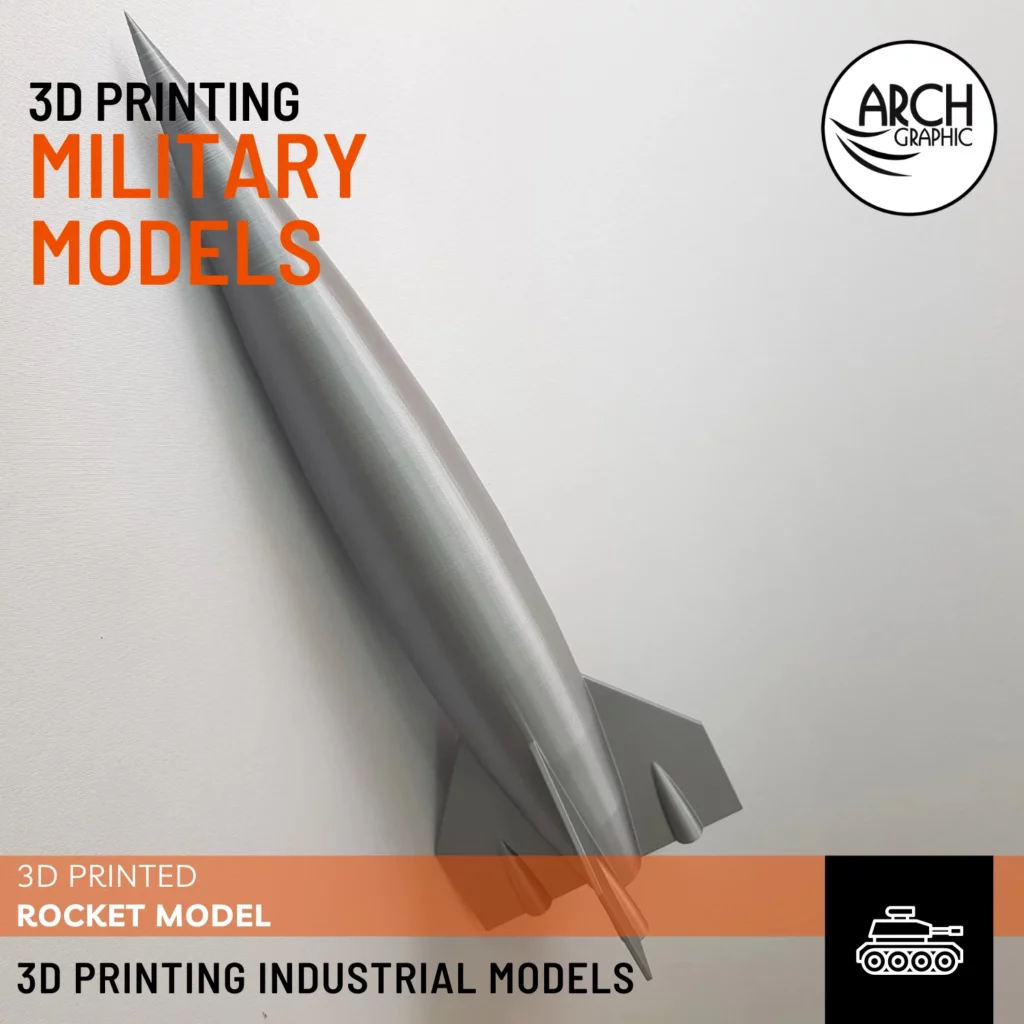 3D Printed Rocket Model