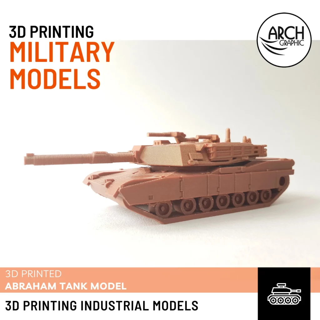 3D Printed Abraham Tank Model