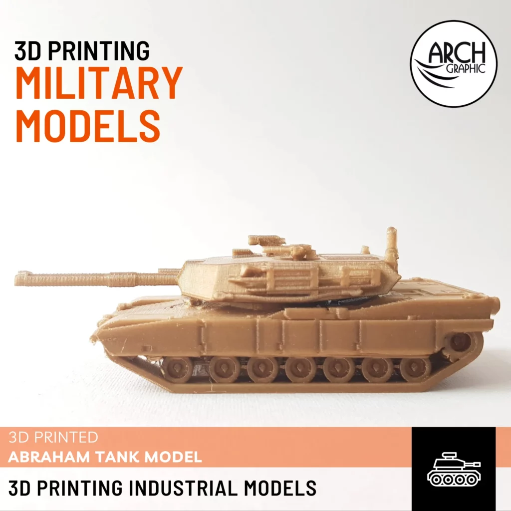 3D Printed Abraham Tank Model