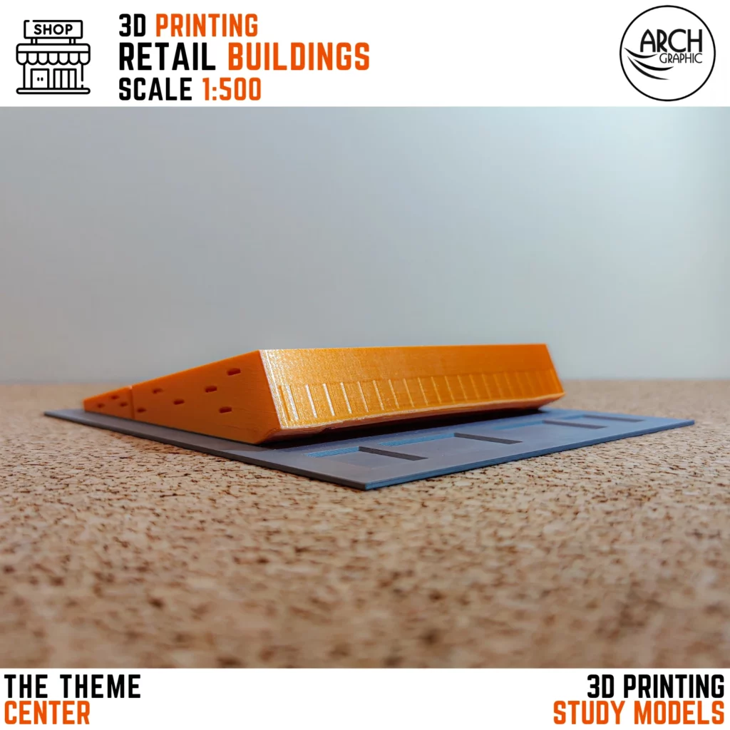 3D Printing Retail Buildings Scale 1:500