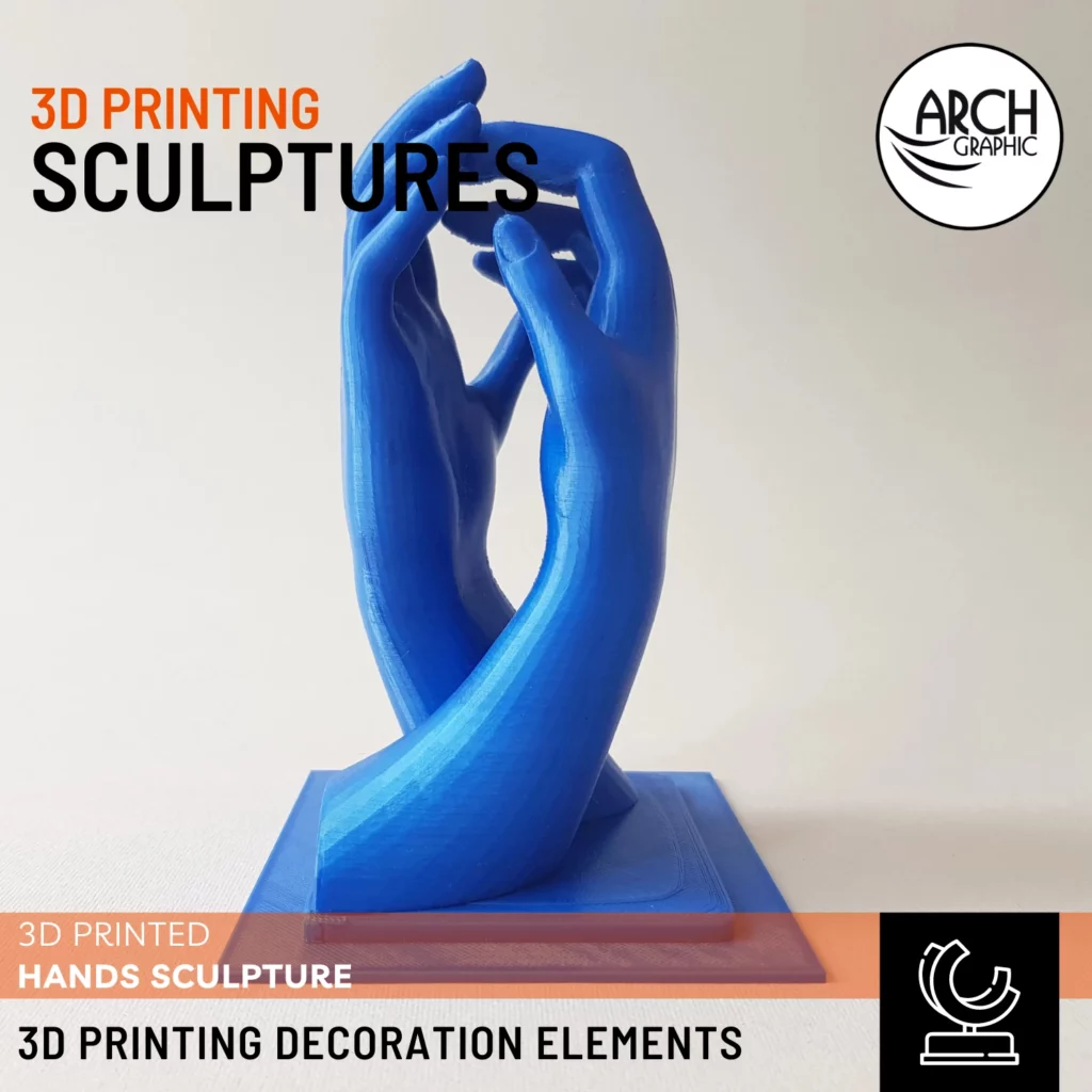 3D Printing Hands Sculpture