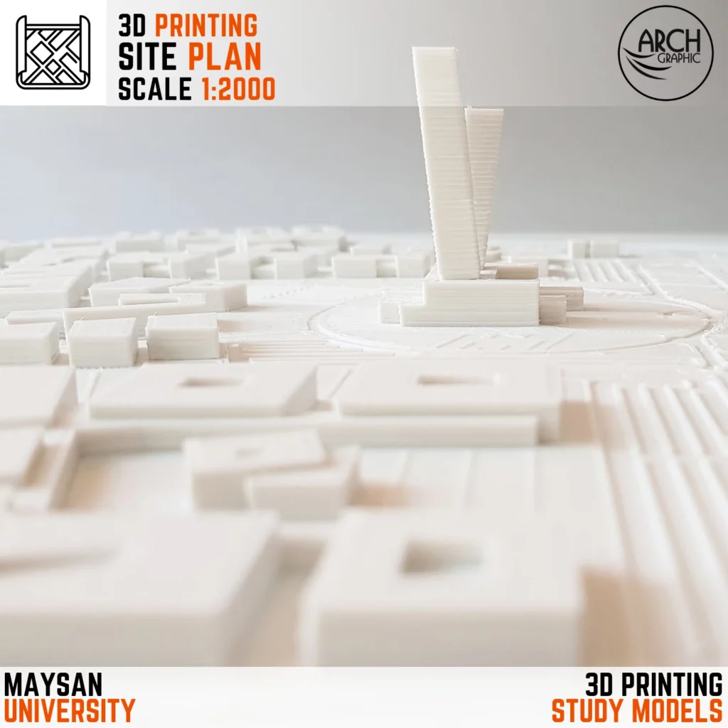 3D Print Siteplan in Dubai