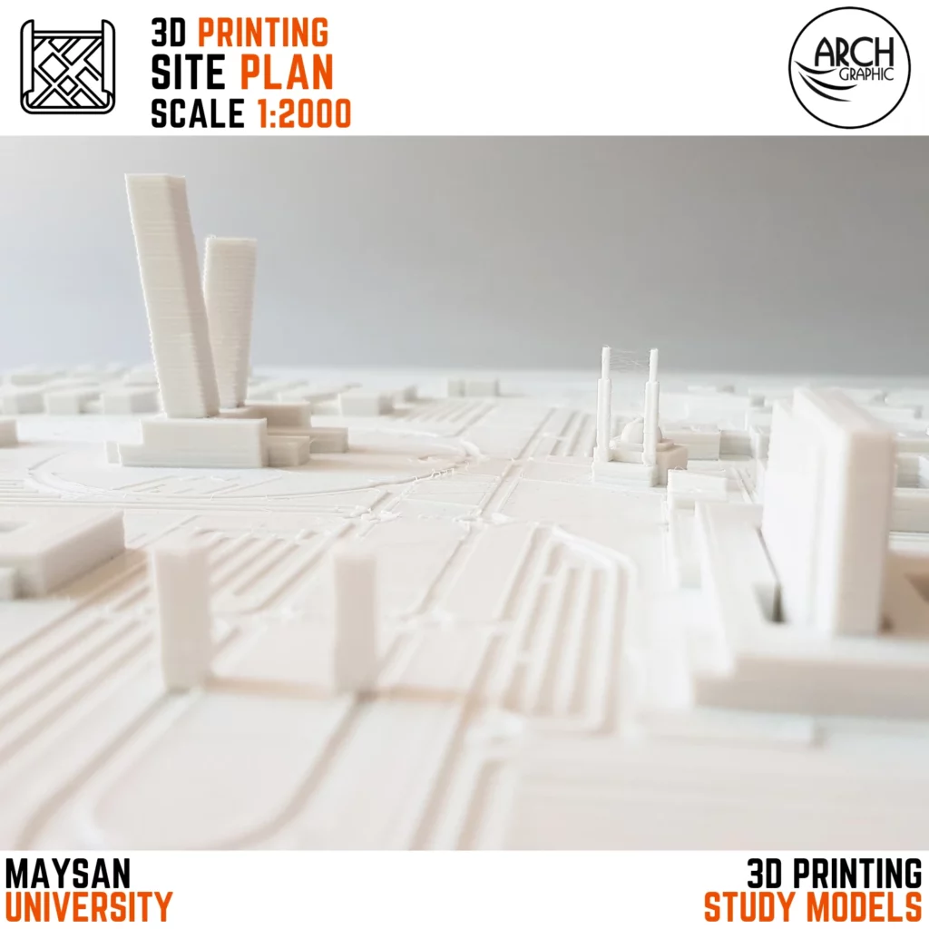 3D Printing Site-Plan in UAE