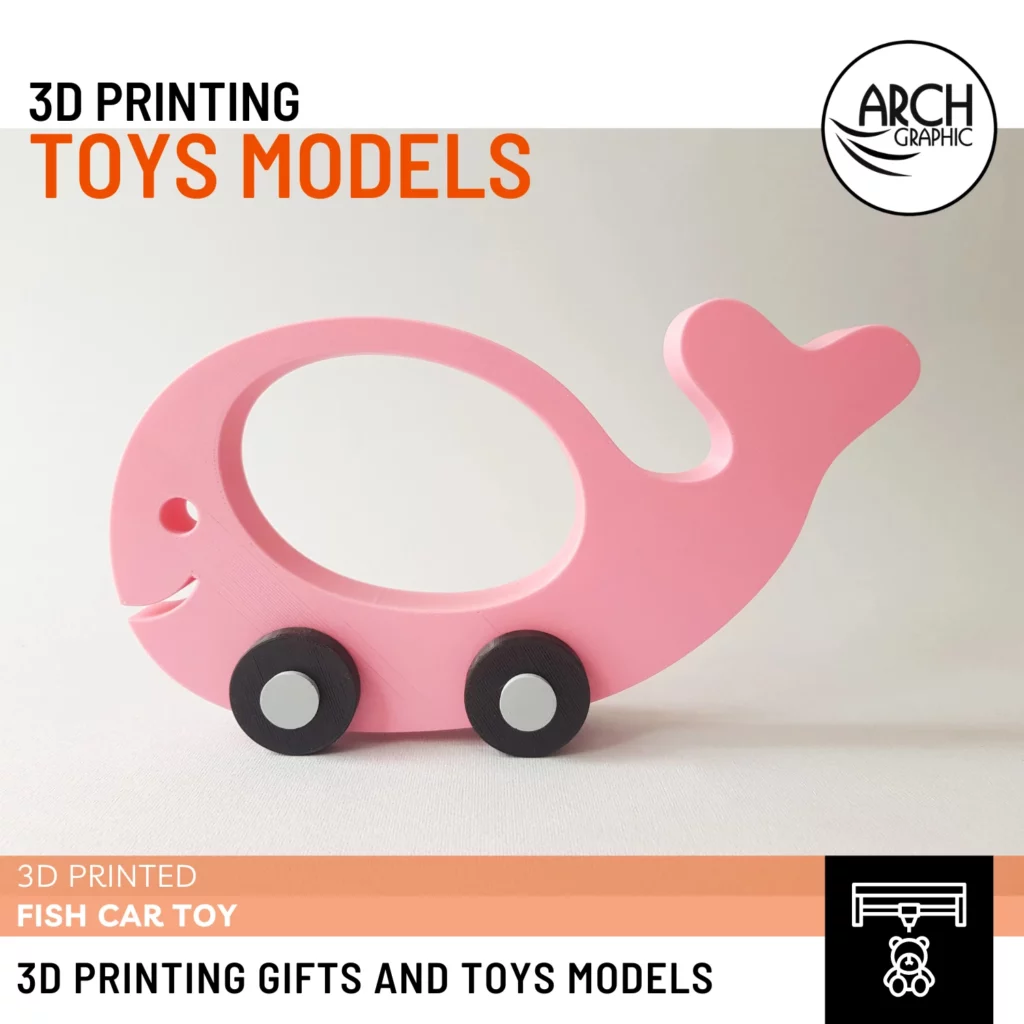 3D Printing Fish Car Toy