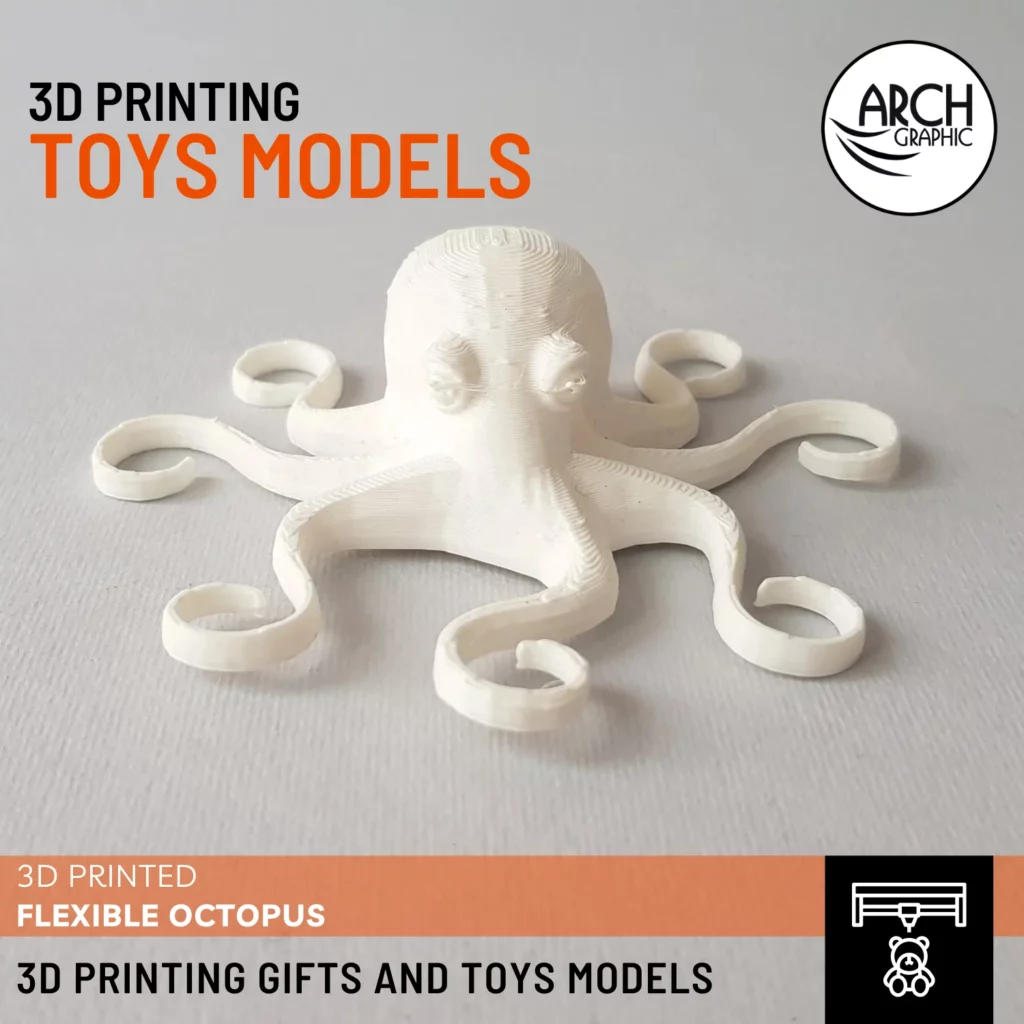 3D Printing Flexible Octopus