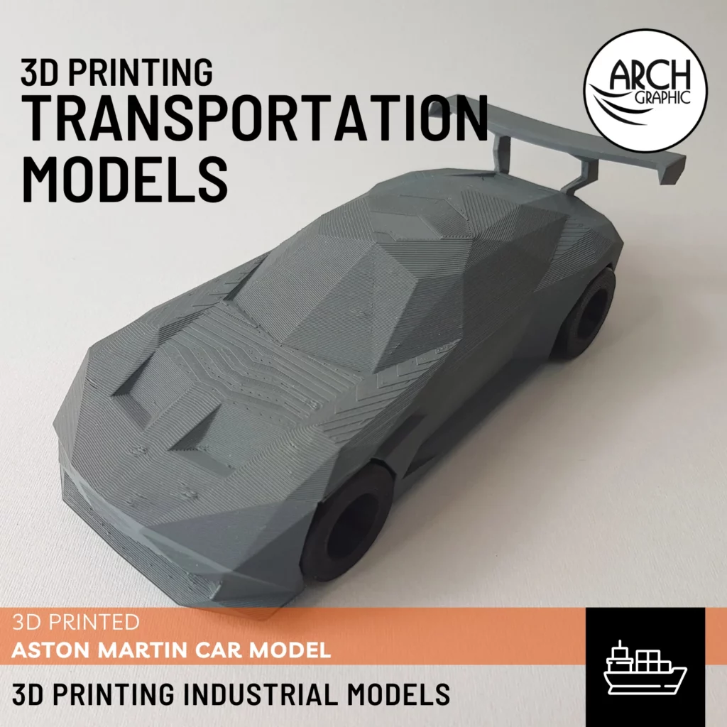 3D Printed Aston Martin Car Model