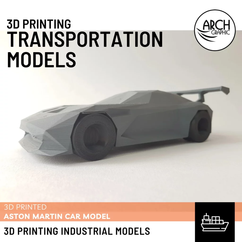 3D Printed Aston Martin Car Model