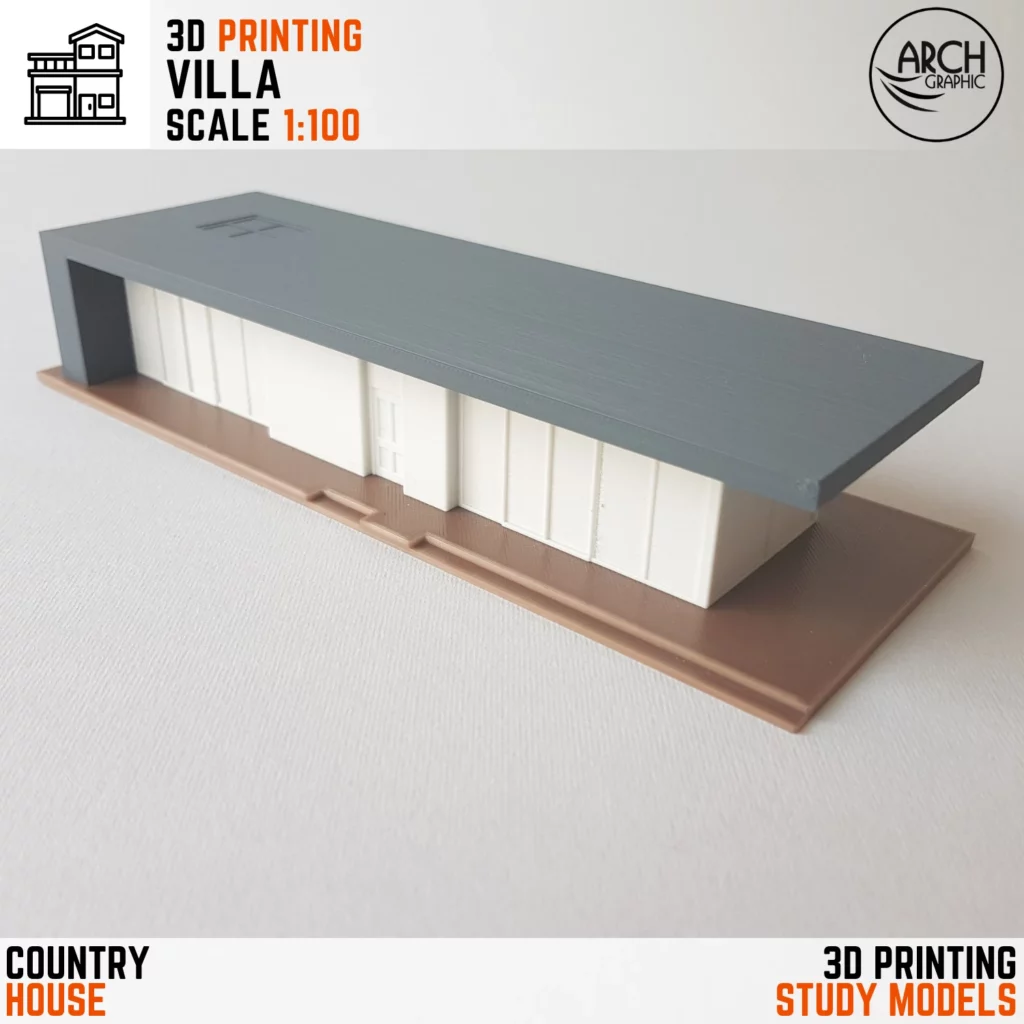 3D Print House Scale 1/100