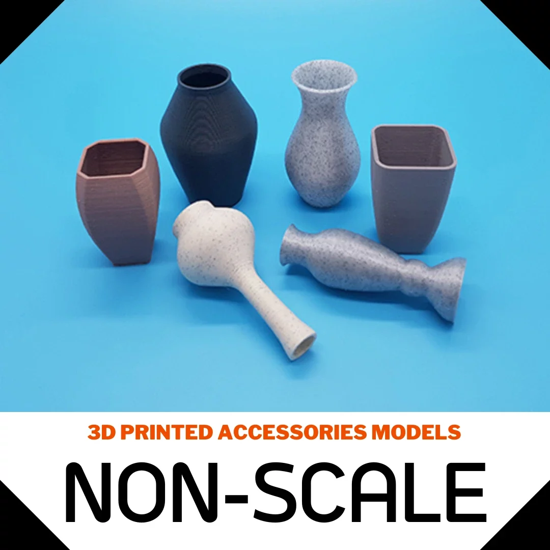 3D Printed accessories models non Scale