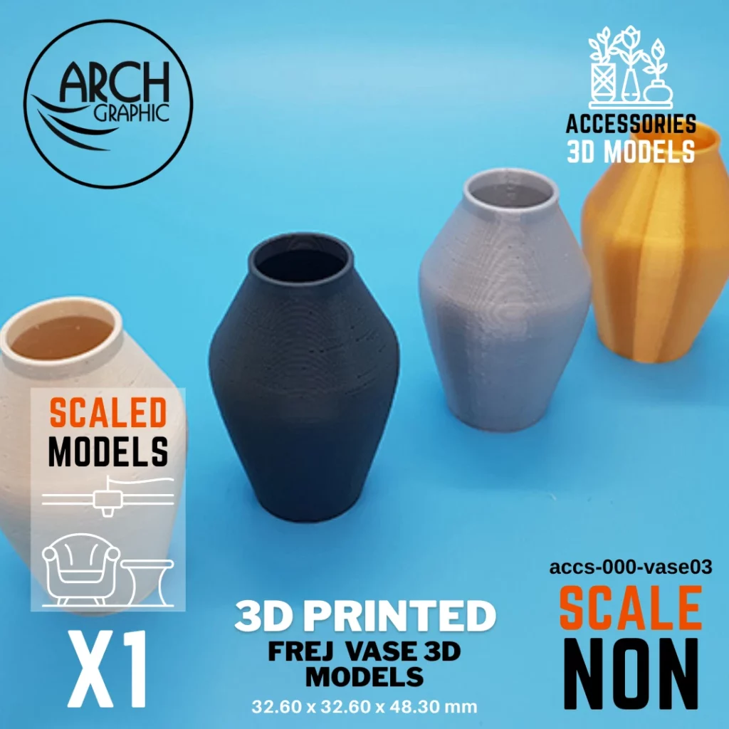 Best 3D Printing Price in Dubai for Frej Vase Model
