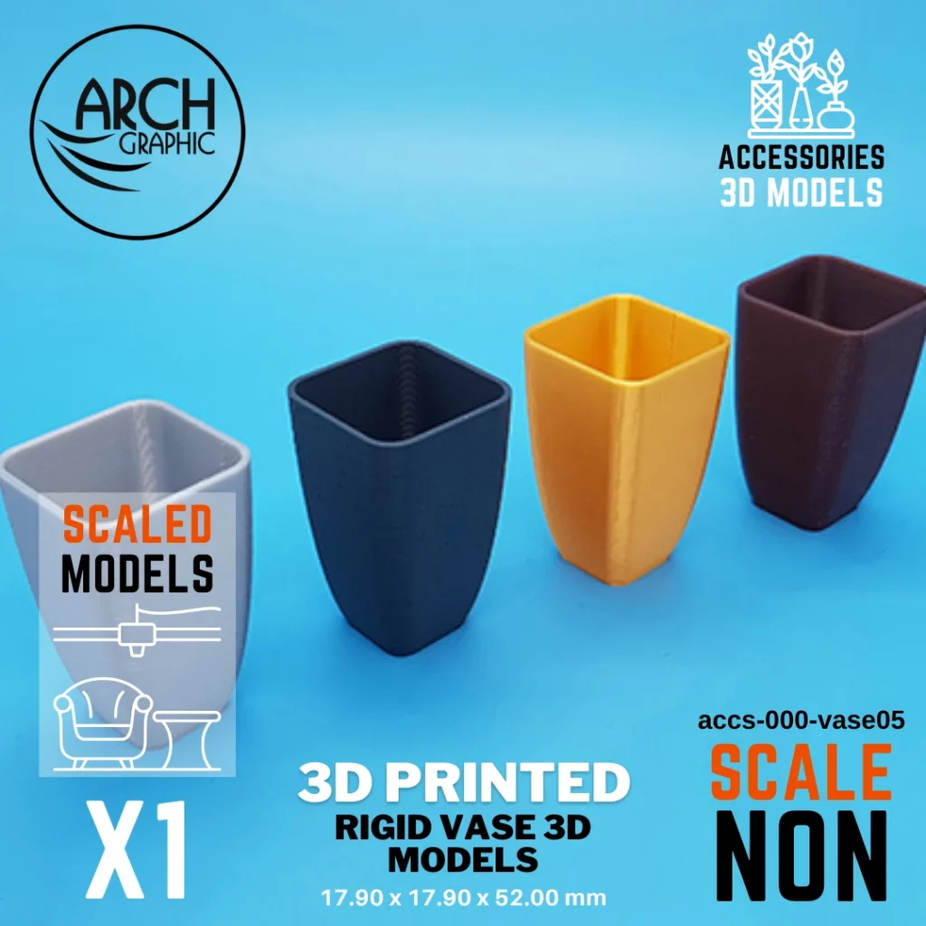 Best 3D Printing Price in Ajman for Rigid Vase Model